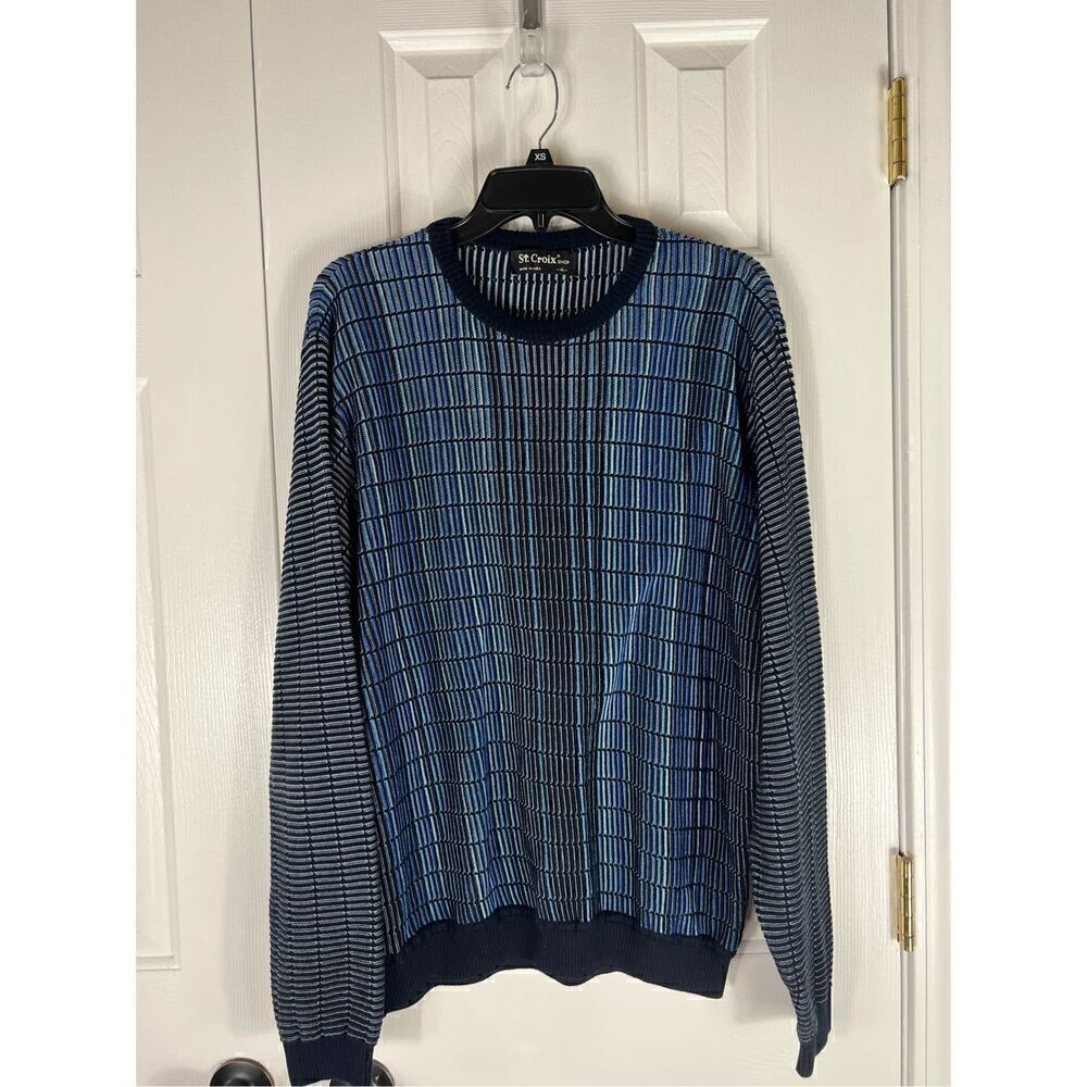 St Croix Mens Vintage Sweater Size XL